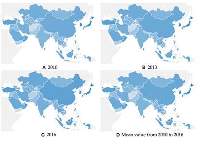 How Fast Are the Asian Countries Progressing Toward Green Economy? Implications for Public Health